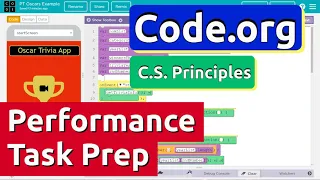 Code org Performance Task Prep Tutorial How to Format and Save Your Code for Your PT