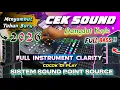 Lagu CEK SOUND DANGDUT KOPLO FULL BASS GLERR AKHIR TAHUN 2025 | FULL INSTRUMENT | AUDIO JERNIH CLARITY