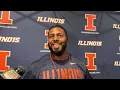 Illini Training Camp Practice No 4 Illinois DL coach Jordan Thomas