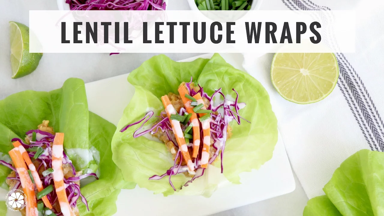 Lentil Lettuce Tacos + Spring Meal Plan   Gluten-Free, Vegan Recipe Idea   Healthy Grocery Girl