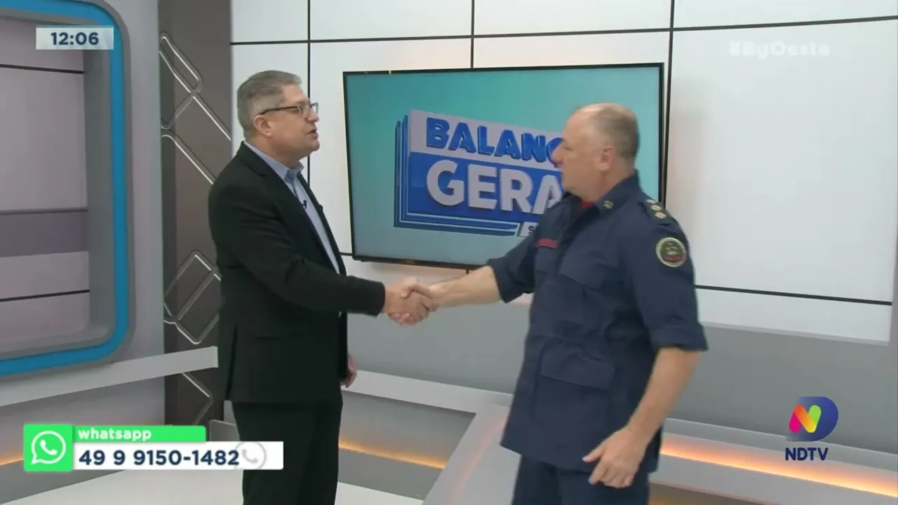 Trote para o 193 mobiliza equipes de socorro em Chapecó