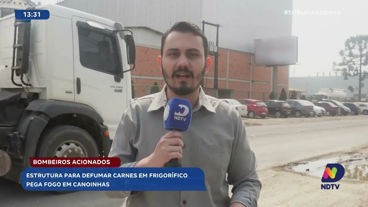 Frigorífico em Canoinhas é destruído por incêndio