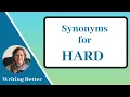 Synonyms for Hard