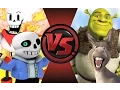 Download Lagu SANS and PAPYRUS vs SHREK and DONKEY! Cartoon Fight Club Episode 38