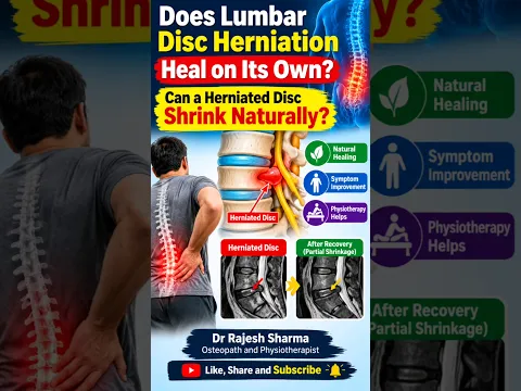 Does Lumbar Disc Herniation Heal on Its Own? | Can a Herniated Disc Shrink Naturally? #shorts