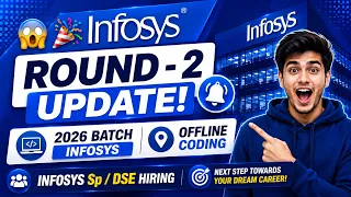 Infosys Round - 2 Update 2026 Batch Infosys
