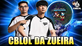 a PAIN CHOCOU o MUNDO com essa PLAY - CBLOL DA ZUEIRA