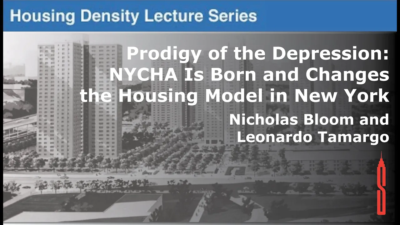 Prodigy of the Depression: NYCHA Is Born and Changes the Housing Model in New York