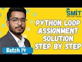 Python Loop Assignment Solutions Solve Real-World For Loop Questions in Python
