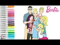 Barbie and Friends Coloring Book Page Barbie Skipper Stacie Chelsea George Margaret Roberts