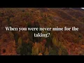 sombr - we never dated (Lyrics)