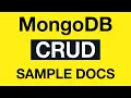 MongoDB CRUD Operations 13 Generating Sample Set of Documents