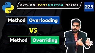 Crack Your Python Interview Method Overloading vs Method Overriding