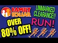 HIDDEN CLEARANCE FAMILY DOLLAR RUN