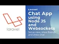 Laravel Chat App using Node JS and Web sockets Setup view show friends and show chat Fullstack