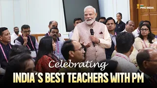 PM Modi interacts with National Teachers Awardees at 7, LKM