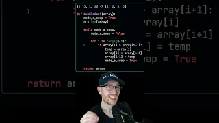 Bubble Sort Algorithm in Python