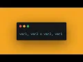 Python SWAP VARIABLES in 30 seconds