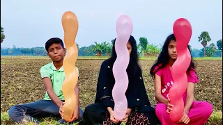 outdoor fun with Rocket Balloon and learn colors for kids by I kids episode -490.