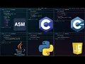 Assembly C C Java Python JavaScript Coding Speed Side by side comparison in real time