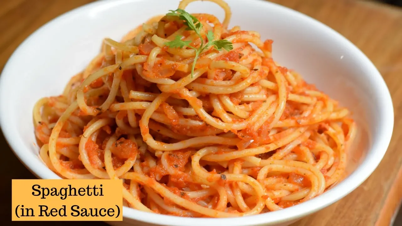 
          
          
          
            
            Spaghetti in Tomato sauce | Red Sauce spaghetti Pasta | Flavours Of Food
          
        . 