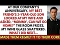 Download Lagu At Company Anniversary, My Son Asked To Go Home. I Dropped My Glass. What I Did Next Shocked Everyo