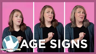 How to Sign Age in ASL Numbers in American Sign Language