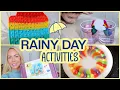 10 RAINY DAY ACTIVITIES + HOW TO ENTERTAIN KIDS | Emily Norris AD