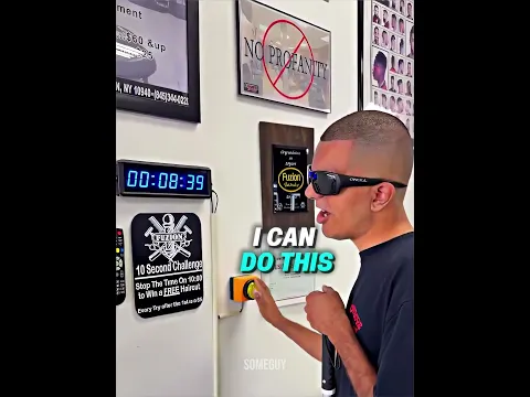 Blind Guy Beats The 10 Second Challenge! 😱⏱️