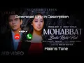 Mohabbat bula rahi hai love story Ringtone