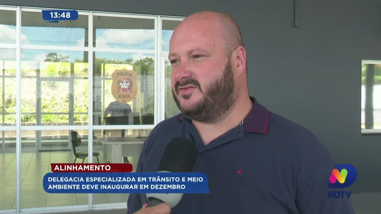 Alinhamento: delegacia especializada em trânsito e meio ambiente deve inaugurar em dezembro
