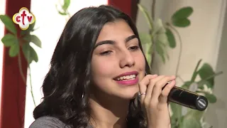 مريتيا بأجمل إحساس وصوت هتسمعنا ترنيمة ياللي أمامك حياتي من برنامج عم بشارة على الهوا 