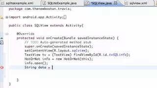 Android Application Development Tutorial 119 Setting up method to Read SQLite