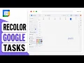 How to Change Google Task Colors in Google Calendar