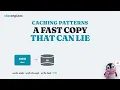 Caching patterns cache-aside write-through write-back and TTLs