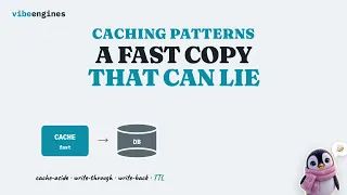 Caching patterns cache-aside write-through write-back and TTLs