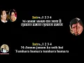 Download Lagu Janam Janam Ka Sath Hai Tumhara Humara KARAOKE 🎤(Bheegi Palkein) With हिंदी/Eng Lyrics