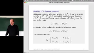 2022-01-10 Machine Learning Lecture - Gaussian processes