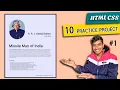 - The Tribute Website 10 HTML CSS Practice Projects for Beginners 2023