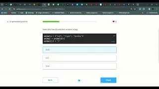 56 AI generated practice Python Developer Sololearn