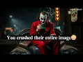 Download Lagu YOU TURNED THE TABLES — AND THEY’RE BEGGING FOR A WAY OUT 😨🔥 Joker Speech Dark Motivation