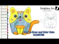 How to Draw and Color a Cute Hamster Easy Step by Step