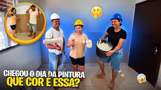 CHEGOU O DIA DA PINTURA DO QUARTO DE DORA‼️OLHA A COR QUE ESCOLHEMOS,SERÁ SE DORA GOSTOU?😬🤔