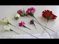How To Wire Flowers For Corsage And Bridal Work