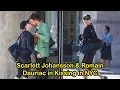 Scarlett Johansson Romain Dauriac in Kissing in NYC