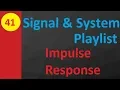 Impulse Response of a System and Its Relationship with the Transfer Function