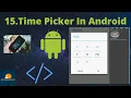 How to Implement Time Picker Dialog in Android Studio TimePickerDialog Android Coding