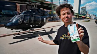 Probando el UBER de helicópteros para millonarios | ¿Vale la pena? 🚁