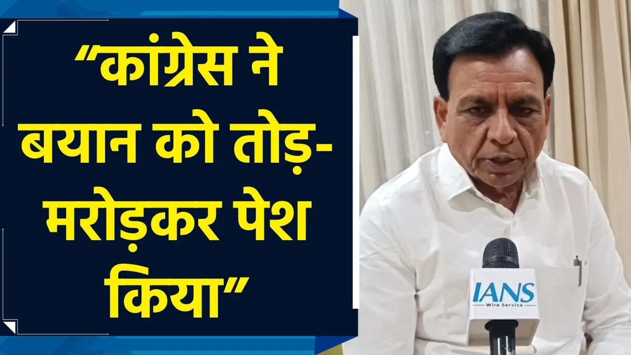 डिप्टी सीएम Jagdish Devda ने अपने बयान को लेकर दी सफाई