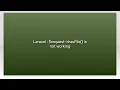 Laravel request-hasFile is not working